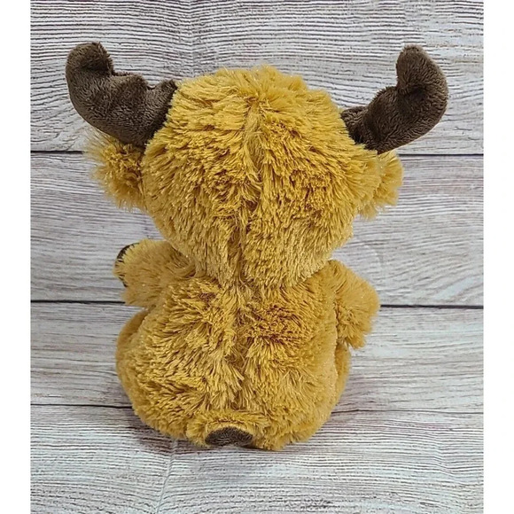 Giftable World Plush Moose Stuffed Animal Toy Soft Horns Brown 7" 2022 - Picture 5 of 6